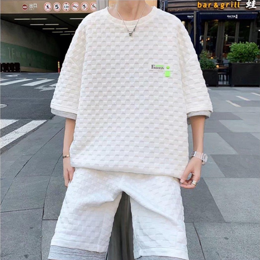 Set Đồ Thể Thao Màu Trơn đồ bộ nam Phong Cách Hàn Quốc bộ thể thao nữ Thời Trang bộ quần áo Nam Nữ