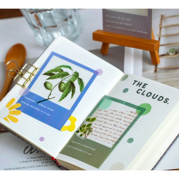 STICKER KHUNG ẢNH POLAROID TRANG TRÍ SCRAPBOOK/PLANNER