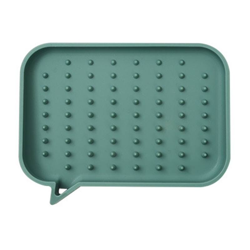 Set 2 Khay Silicone Đựng Xà Phòng / Miếng Rửa Chén Tiện Dụng