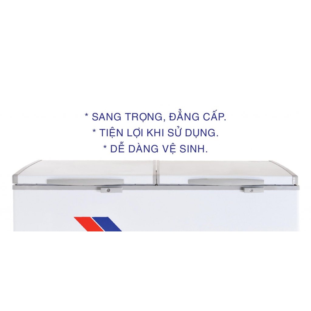 Tủ đông SANAKY 270 lít VH-3699A1 - 1 NGĂN ĐÔNG 2 CÁNH, DÀN LẠNH ĐỒNG, MIỄN PHÍ GIAO HÀNG HCM.