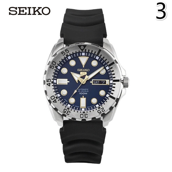 Đồng Hồ quartz seiko 5 Màu Đỏ Răng aquaman Kiểu Dáng Thể Thao srp601j1