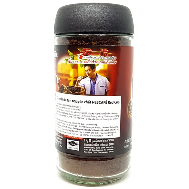 Cà phê hòa tan nguyên chất Nescafe Red Cup 200g | BigBuy360 - bigbuy360.vn