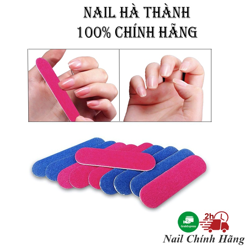 Dũa móng tay mini, dũa móng mini hai mặt nail Jeliva Chính Hãng