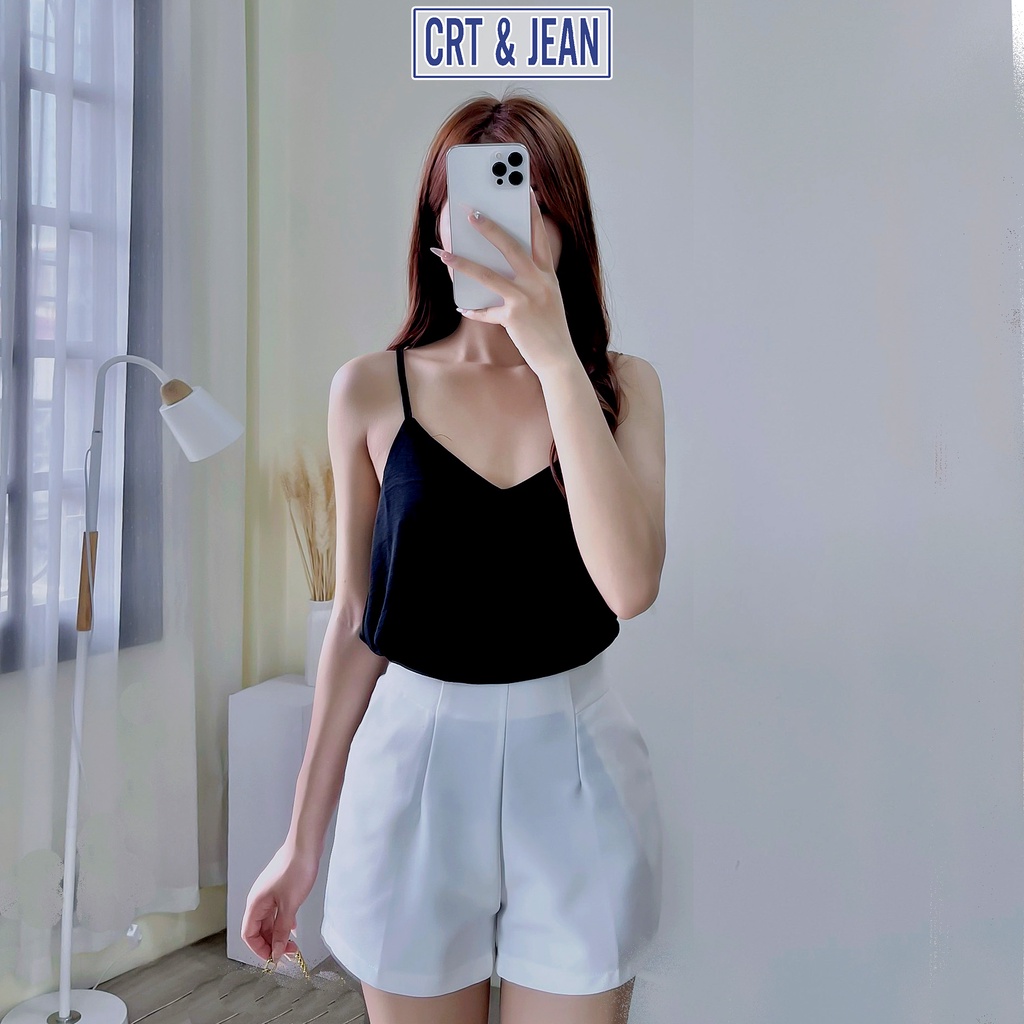 Áo 2 dây nữ CRT&JEAN chất liệu đũi lụa siêu đẹp 2S03