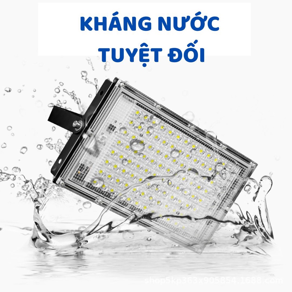 Đèn Led Pha 50W ngoài trời tiết kiệm điện 220V kháng nước ip66
