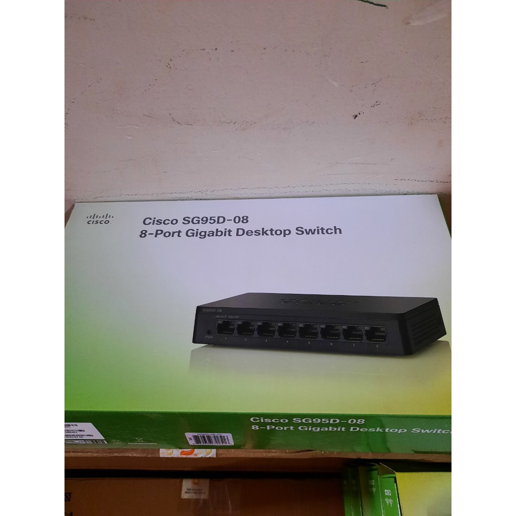 Thiết bị chuyển mạch SB Cisco 8 Port_SG95D_08-AS