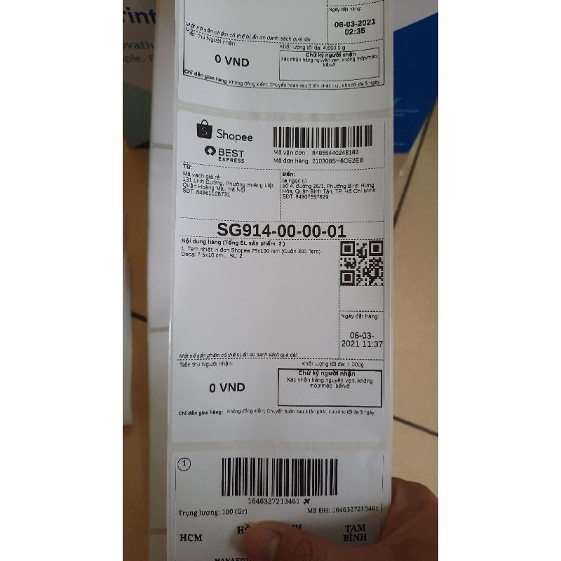 [In đơn hàng từ điện thoại ]Máy in Bluetooth in đơn hàng, in tem, in vận đơn TMĐT khổ 110mm Xprinter XP-420B | BigBuy360 - bigbuy360.vn