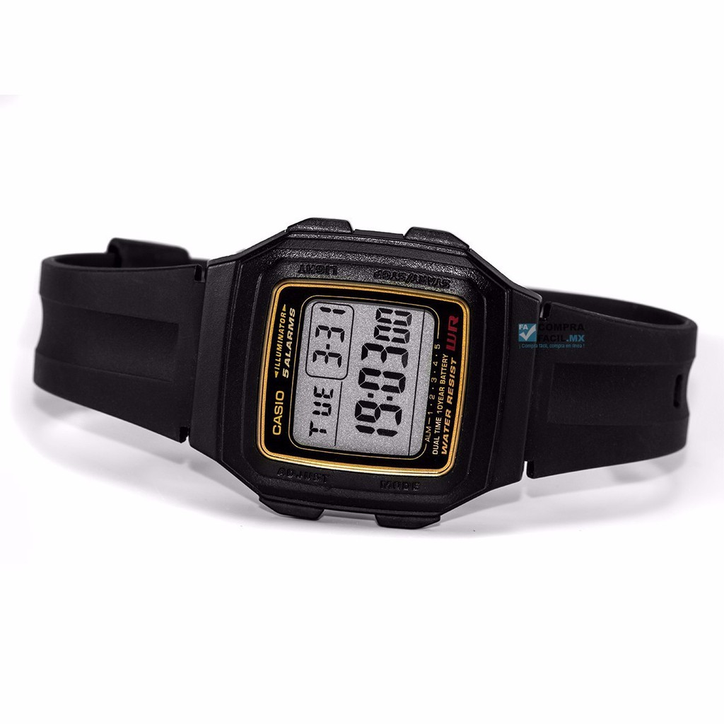 Đồng Hồ Nam Casio Dây Nhựa Trẻ Trung F-201WA-9ADF Chính Hãng