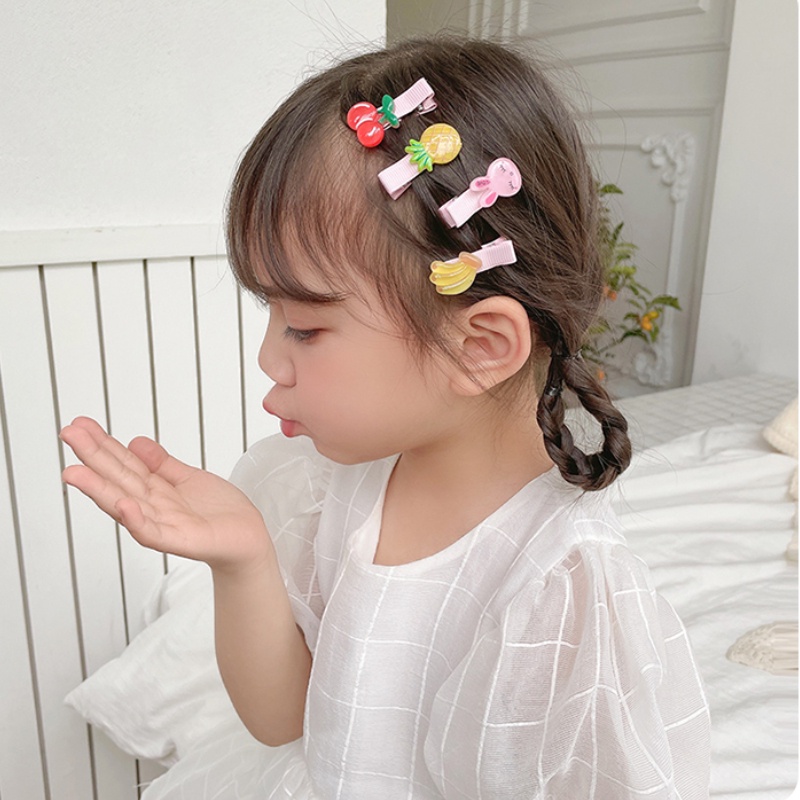 Kẹp Tóc Đính Hoa Dễ Thương Cho Bé Gái