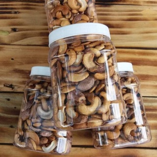 1kg hạt điều rang muối vỡ hạt bà tư bình phước - 2 hộp 500g