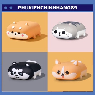 🔥 Case Ap 1/2 & Pro 🔥 Freeship 🔥 VỎ BỌC CHÓ MÈO SIÊU CƯNG - Cho Tai Nghe Không Dây (Bluetooth) - MOBILE89