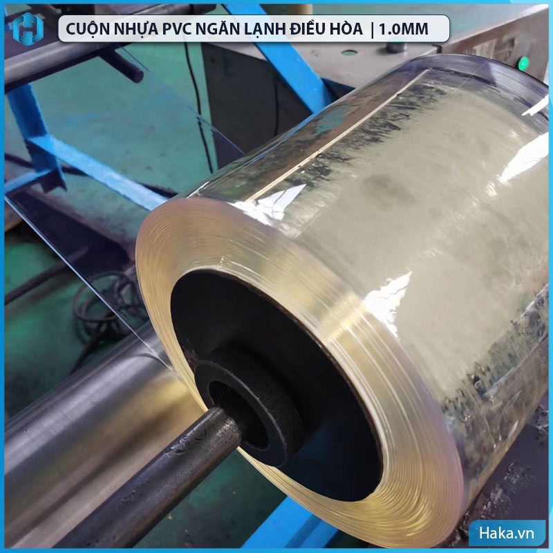 Tấm nhựa PVC ngăn lạnh điều hoà giá rẻ, độ dày 1.0mm khổ rộng 200mm, hàng chính hãng Haka