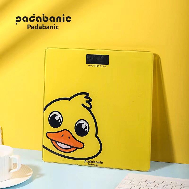 Cân Điện Tử Cân Sức Khỏe Mini Thay Pin Màn Hình LCD Hiển Thị Rõ Ràng Mặt Kính Cường Lực Chắc Chắn Max180kg