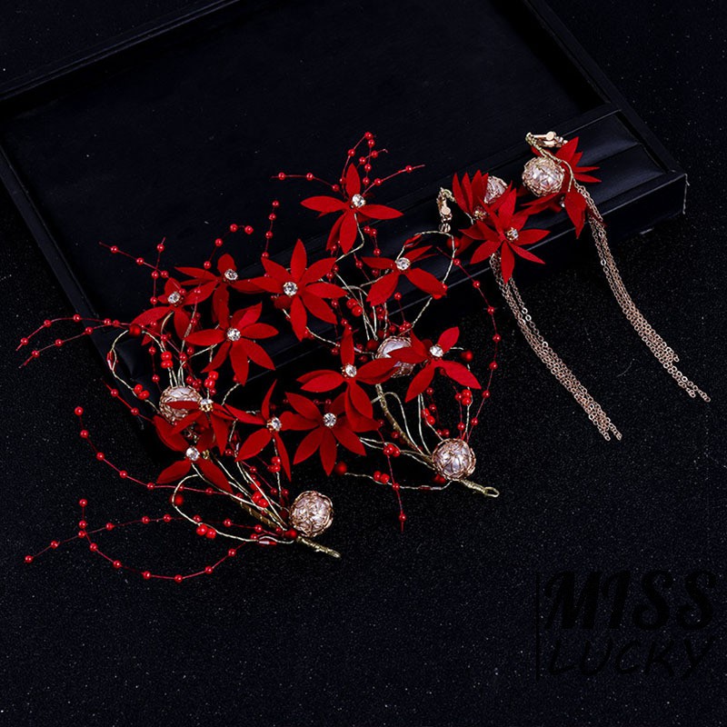 Khuyên tai nữ kiểu dáng thời trang phong cách Trung Hoa