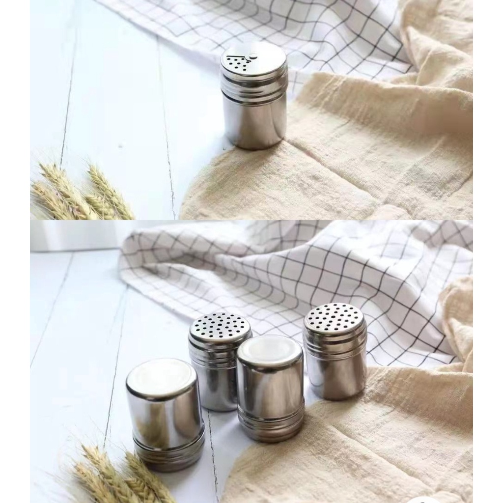 Hộp đựng tăm,hạt tiêu,hủ đựng tăm,tiêu,đựng bột pho mai lắc Inox 304 .