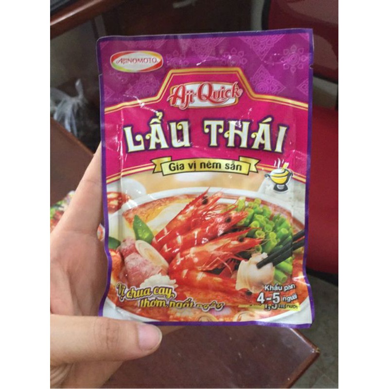 gia vị nêm sẵn lẩu thái aji-quick gói 55g