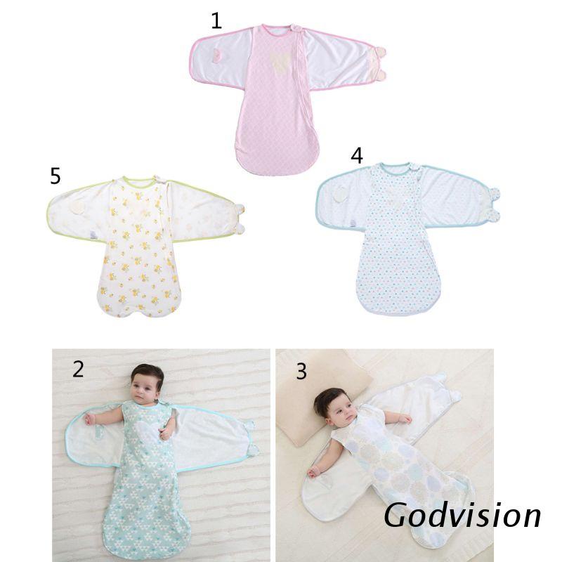 Túi Ngủ Cotton 4 Mùa Dành Cho Bé 3-12 Tháng Tuổi