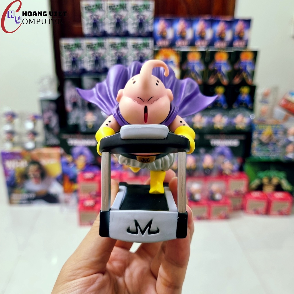 Full bộ mô hình mabuu tập gym siêu dễ thương - Mô hình mới ra mắt Dragon Ball