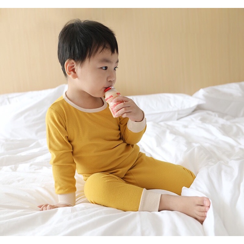 {HÀNG QUẢNG CHÂU} BỘ DÀI LEN TĂM CẠP CAO MINKYMOM CHO BÉ