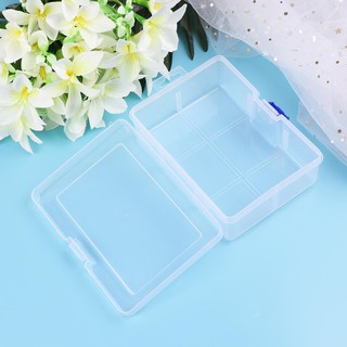 Plastic Rectangular Hardware Clear Tools Storage Jewelry Box-mat