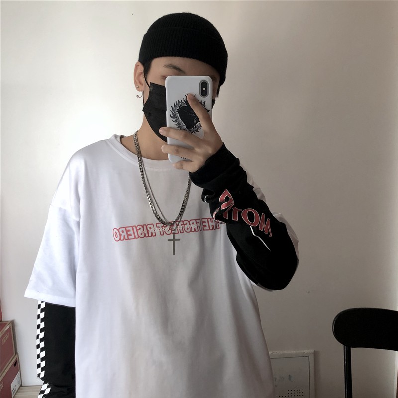 Áo thun nam nữ (không kèm tay dài) form rộng Yinxx, áo phông tay lỡ ATL52 | BigBuy360 - bigbuy360.vn