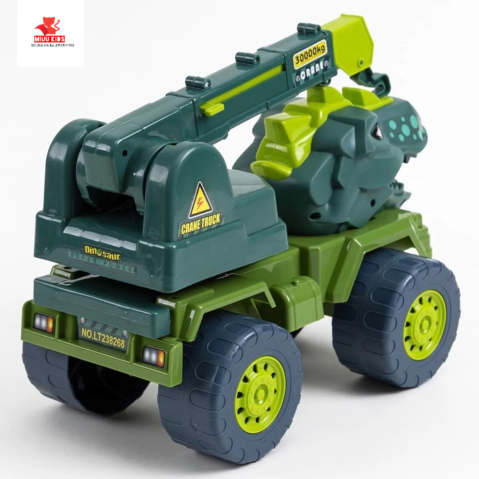 Xe Cần  Cẩu  Móc Khủng Long Size Đại Cho Bé Hàng Việt Nam