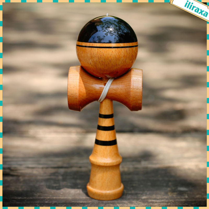 Mô Hình Đồ Chơi Kendama Bằng Gỗ Với Dây Tribute Samurai