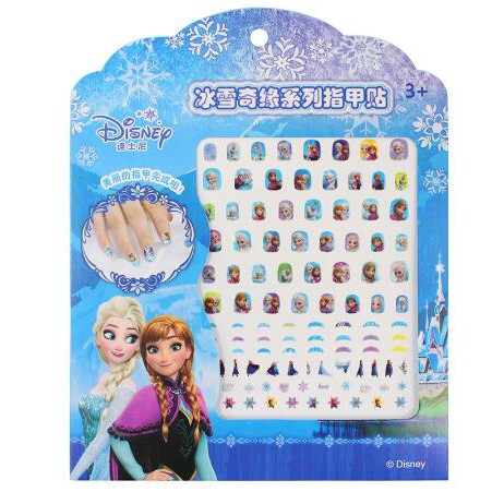 Miếng Dán Móng Tay Hình Công Chúa Sofia Bạch Tuyết / Elsa / Anna Trong Phim Frozen Mới