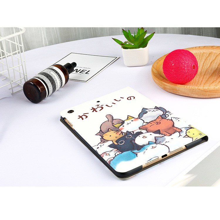 Ốp iPad, Bao Da iPad Hình mèo chibi