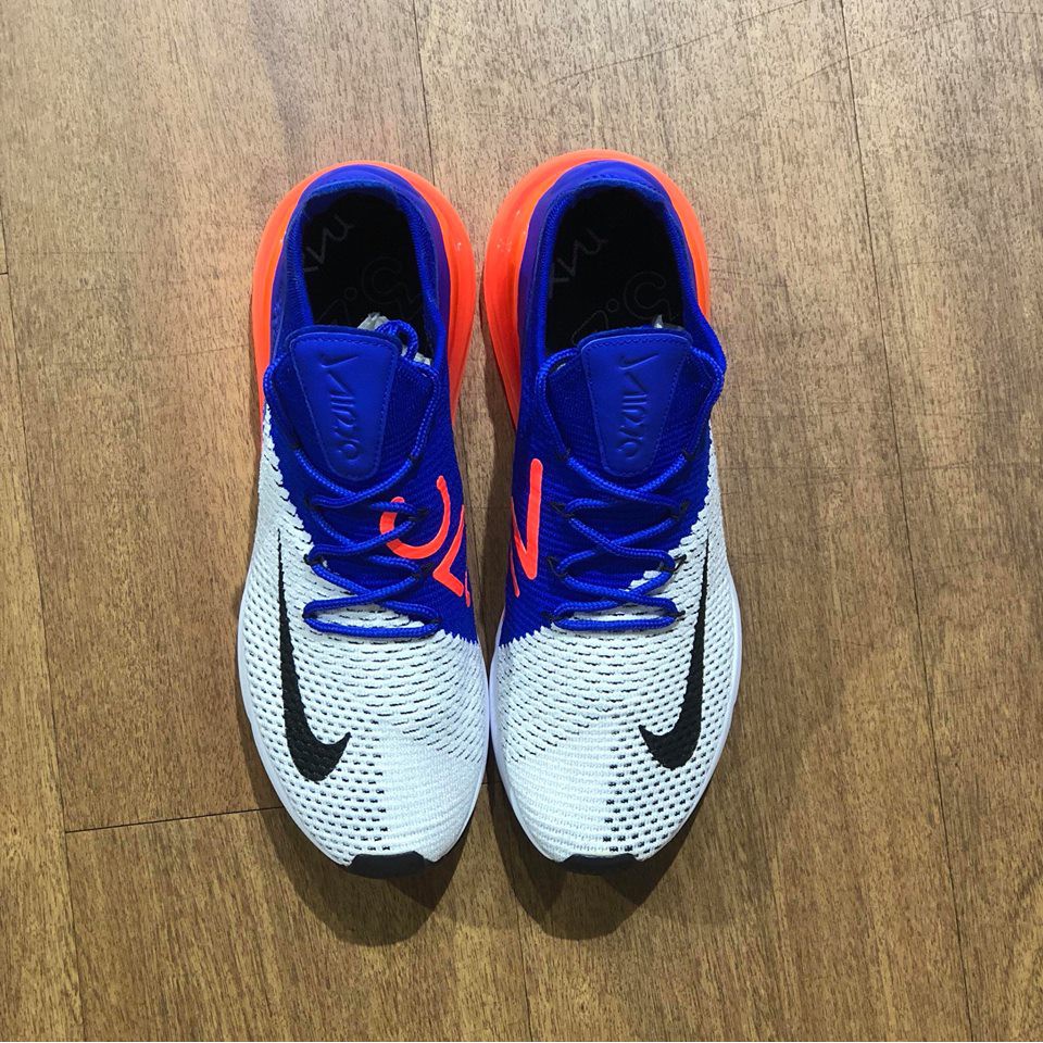 【Giày chạy thể thao】Giày Nike Nam Air Max 270 Flyknit "Ultramarine" Auth 100% Full Box . q1 hot