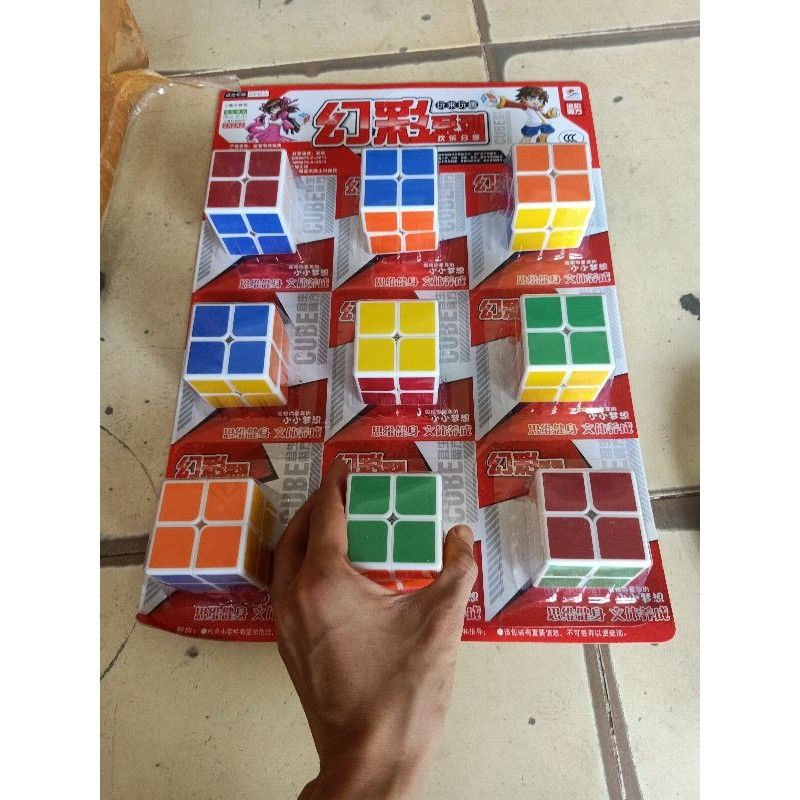 Sỉ vỉ 9 Rubik 2x2 hàng xoay  mượt mà