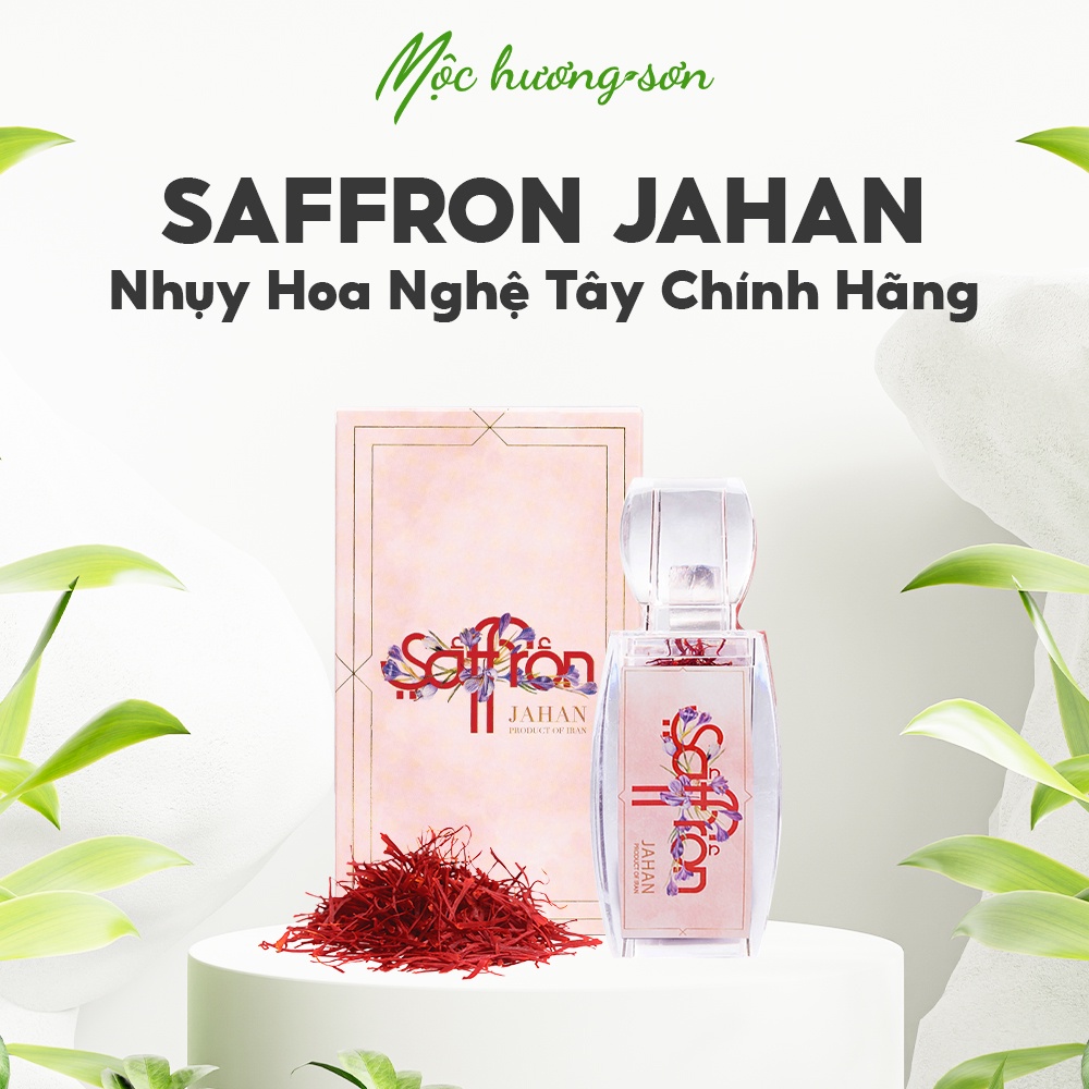 Nhuỵ Hoa Nghệ Tây Saffron Jahan Thương Hiệu Saffron Việt Nam 1Gr/hộp