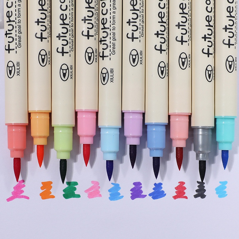 Set 10 Cọ Vẽ Màu Nước Chuyên Dụng