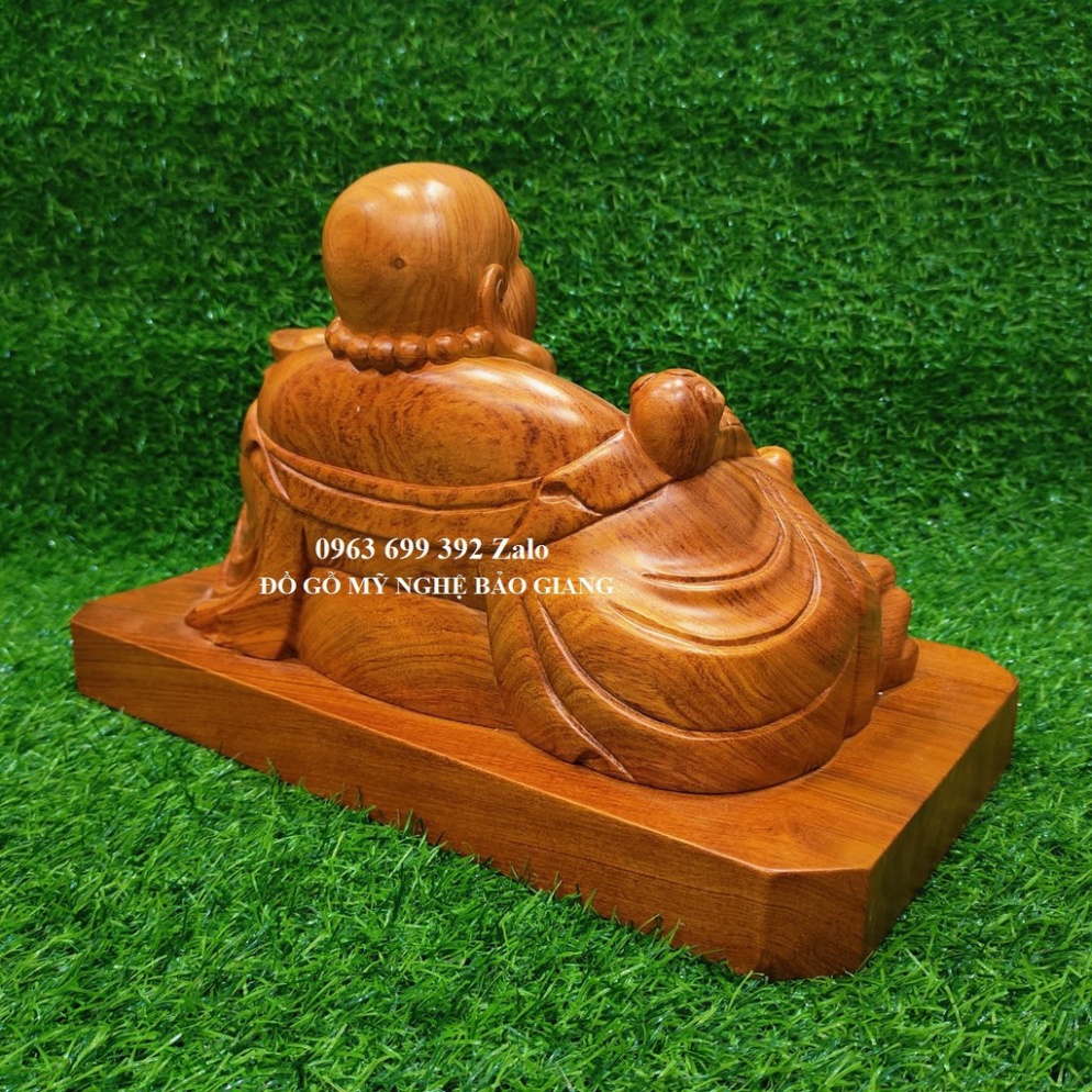 Tượng phật di lặc vạn sự như ý gỗ hương