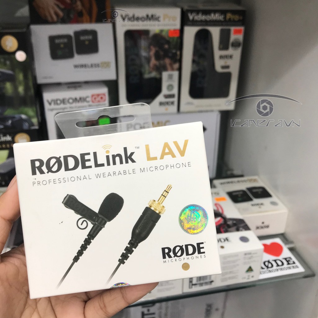 Mic thu âm cài áo Rode Lavalier GO gắn wireless go hàng chính hãng bao check code giá rẻ nhất Hà Nội và Việt Nam