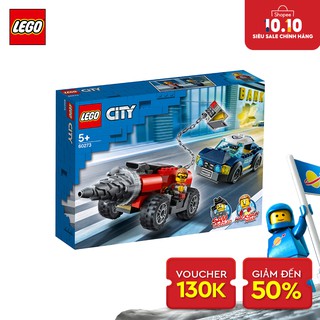 LEGO CITY 60273 Truy Đuổi Xe Máy Khoan Cướp Ngân Hàng ( 179 Chi tiết)