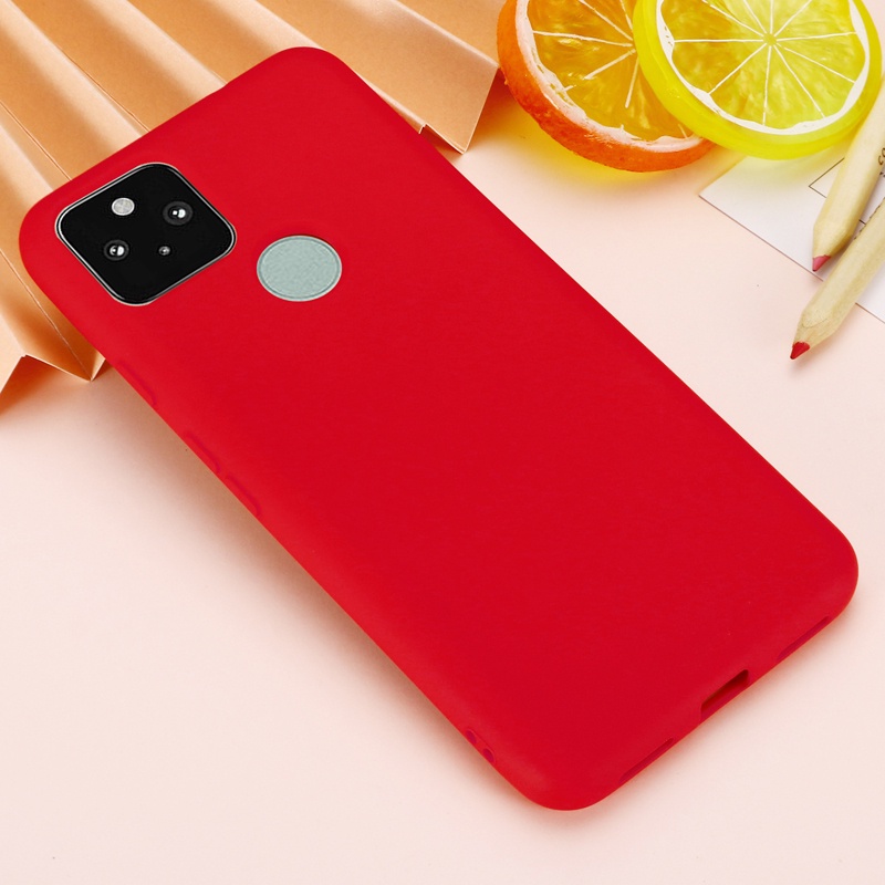 Ốp Lưng Silicone Màu Nhám Cho Điện Thoại Pixel 5A Pixel 4A