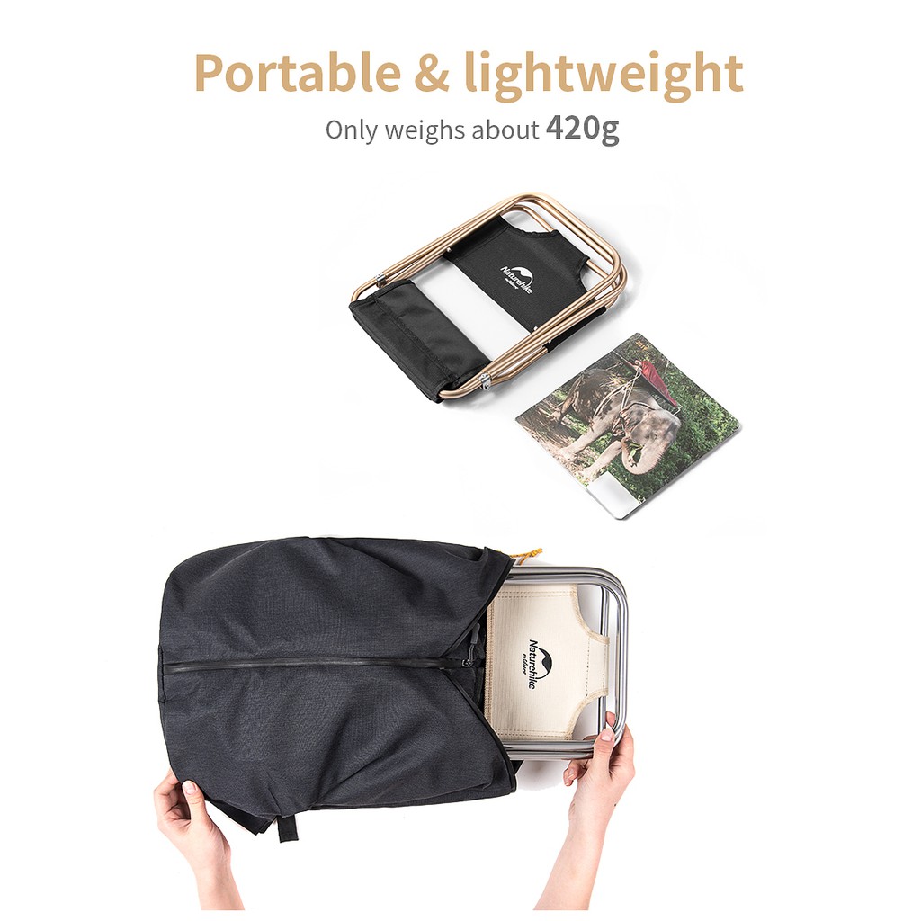 Ghế xếp khung nhôm tựa lưng Naturehike NH18M001-Z