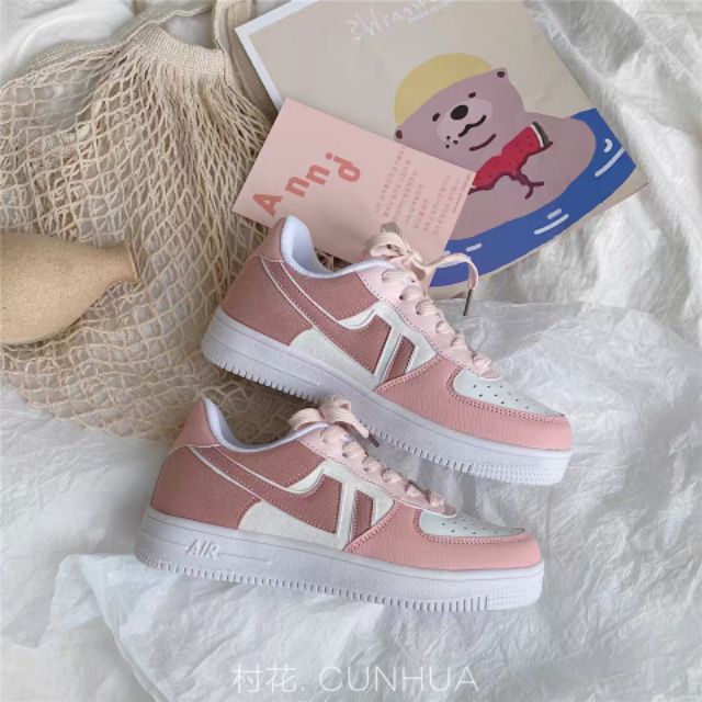 (ORDER) GIÀY SNEAKER PHỐI MÀU ĐẾ CAO ULZZANG