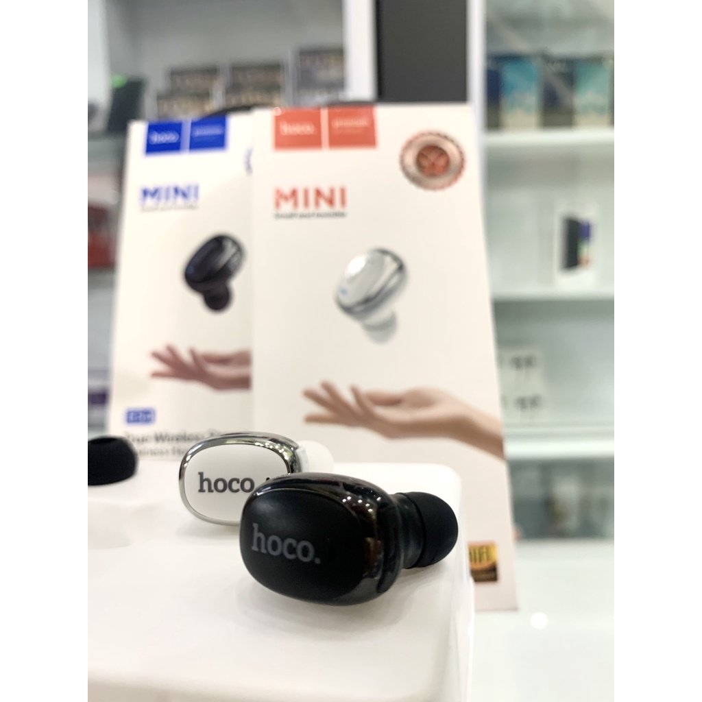 Tai nghe bluetooth Hoco E54 mini chính hãng, thiết kế nhỏ gọn, chất liệu abs cao cấp, pin khỏe 40mAh