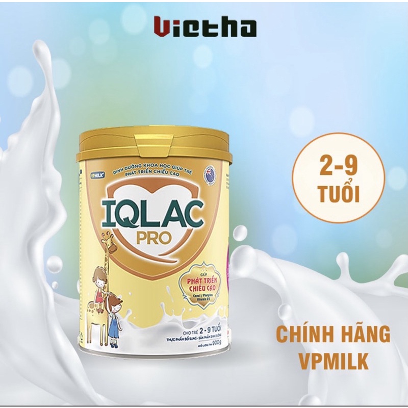 SỮA BỘT IQLAC PRO 900G - PHÁT TRIỂN CHIỀU CAO