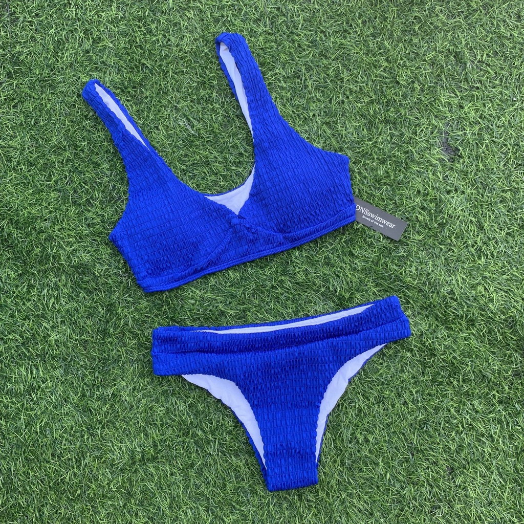 bikini nhún cạp cao (becca)