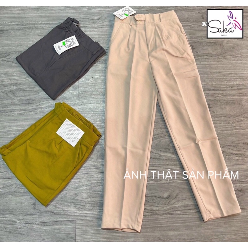 Quần tây nữ công sở dáng rộng thoải mái dễ chịu nhiều màu mã 46522