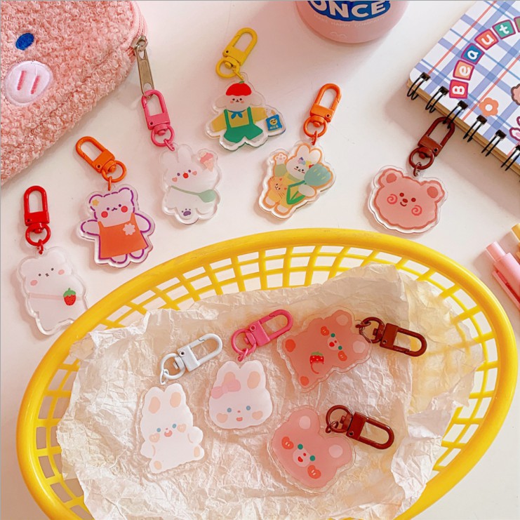 Móc khóa/keychains hoạt hình dễ thương ulzzang