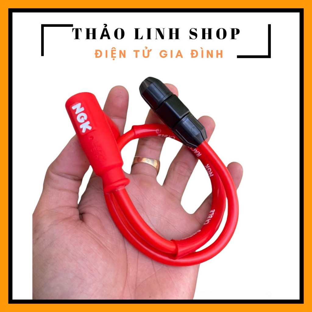 Dây tăng áp NGK xe máy giúp tăng hiệu quả đánh lửa cho bugi (trọn bộ)