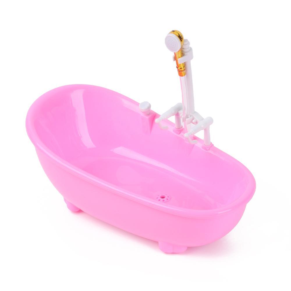 Bồn Tắm Điện Mini Tỉ Lệ 1: 6 Vui Nhộn Trang Trí Nhà Búp Bê
