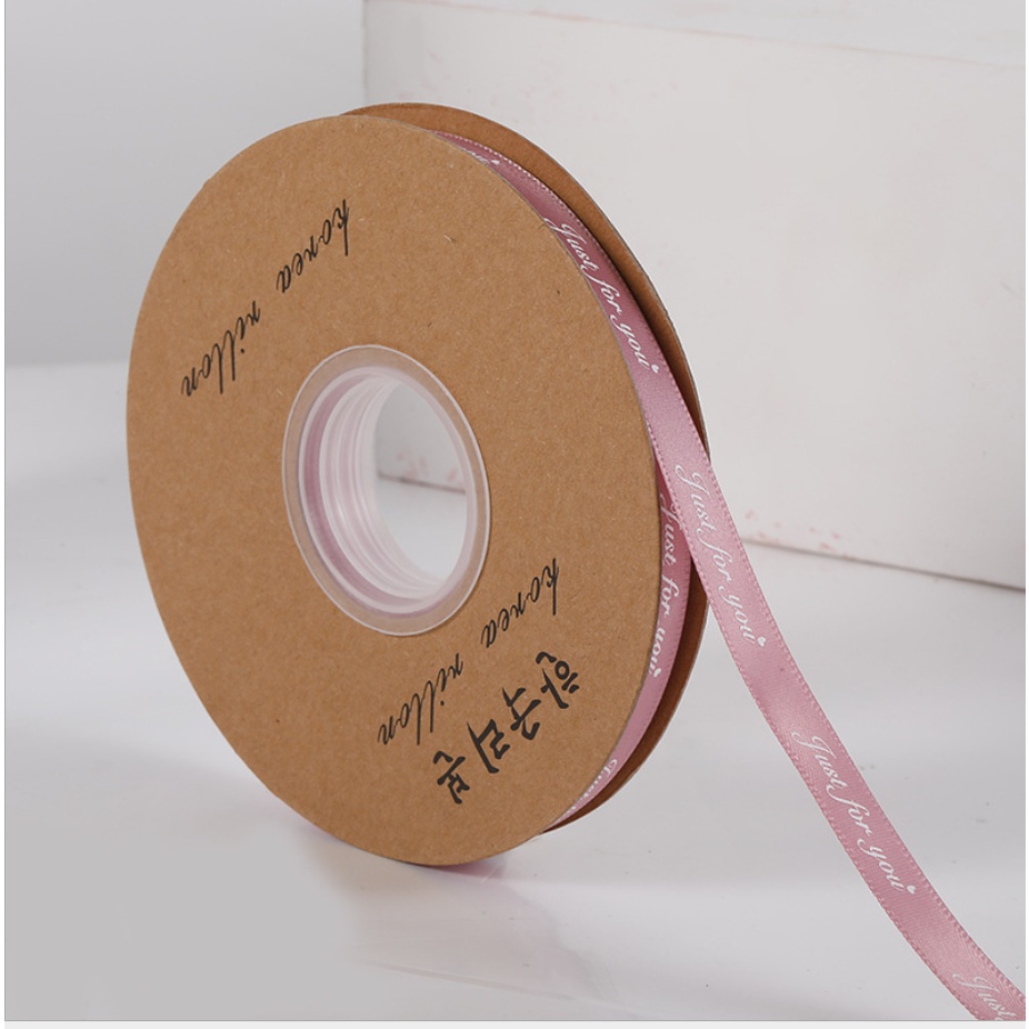 Nhân Vật ribbon width 1 cm. Chiều dài 10 m. Cho Trang Trí Bánh Tự Làm