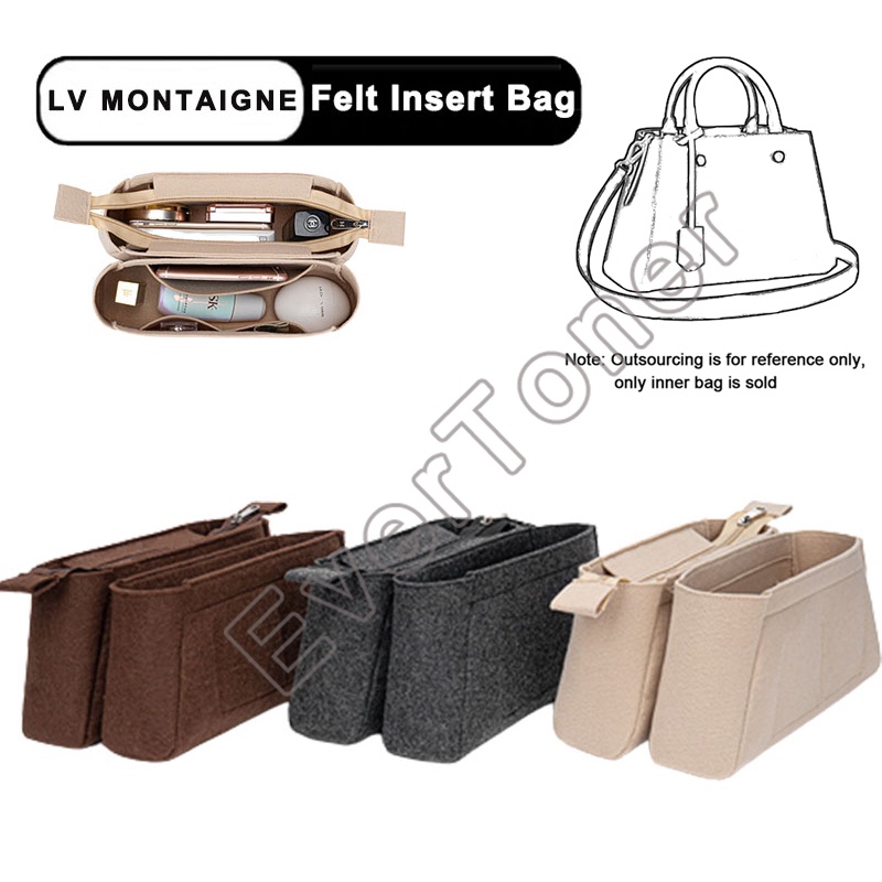 Evertoner Túi Đựng Mỹ Phẩm Montaigne BB MM Bằng Vải Nỉ