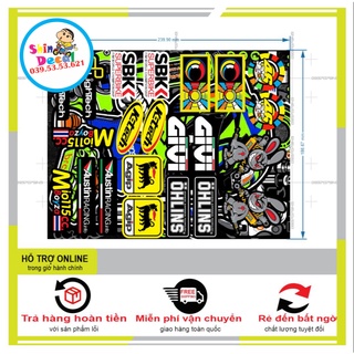 Shindecal- logo sticker thỏ givi 008