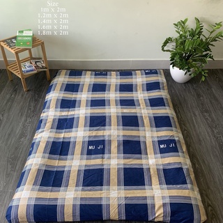 Bọc nệm topper, áo nệm ngủ size 1m x 2m, 1m2 x 2m, 1m4 x 2m, 1m6 x 2m, 1m8 x 2m dày 3-10cm